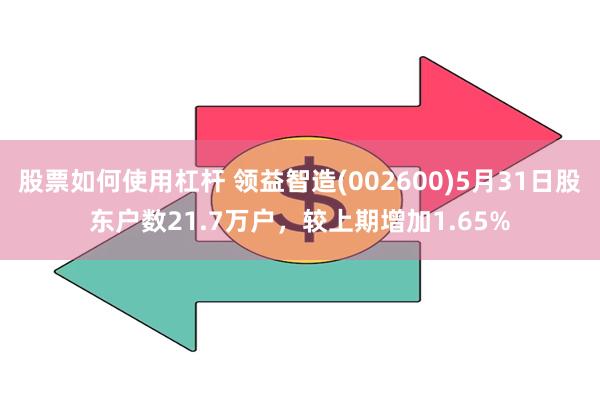 股票如何使用杠杆 领益智造(002600)5月31日股东户数21.7万户，较上期增加1.65%