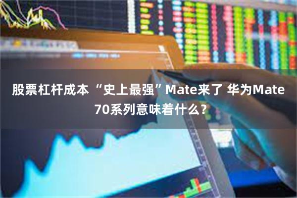 股票杠杆成本 “史上最强”Mate来了 华为Mate 70系列意味着什么？