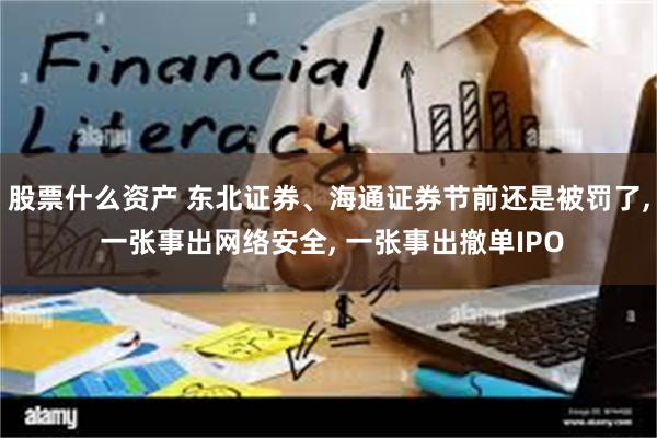 股票什么资产 东北证券、海通证券节前还是被罚了, 一张事出网络安全, 一张事出撤单IPO